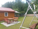 Nowy domek letniskowy z widokiem na las