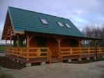 Domek 100m do brzegu jeziora z pomostem,łódką,150zl/doba