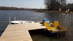 POMOST ROWER WODNY ŁÓDKA Borowo Mrągowo blisko jezioro